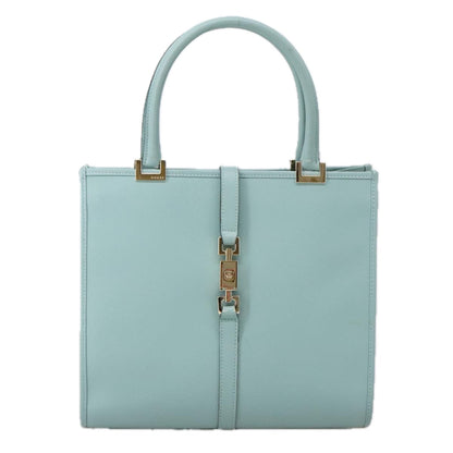 Gucci Jackie Blue Leather Handbag ()