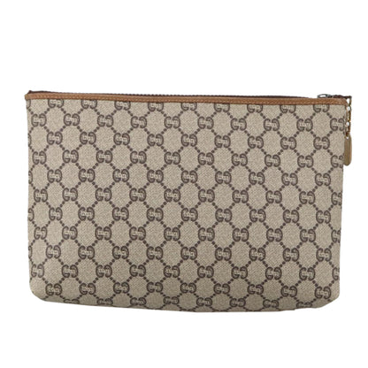Gucci -- Beige Canvas Clutch Bag