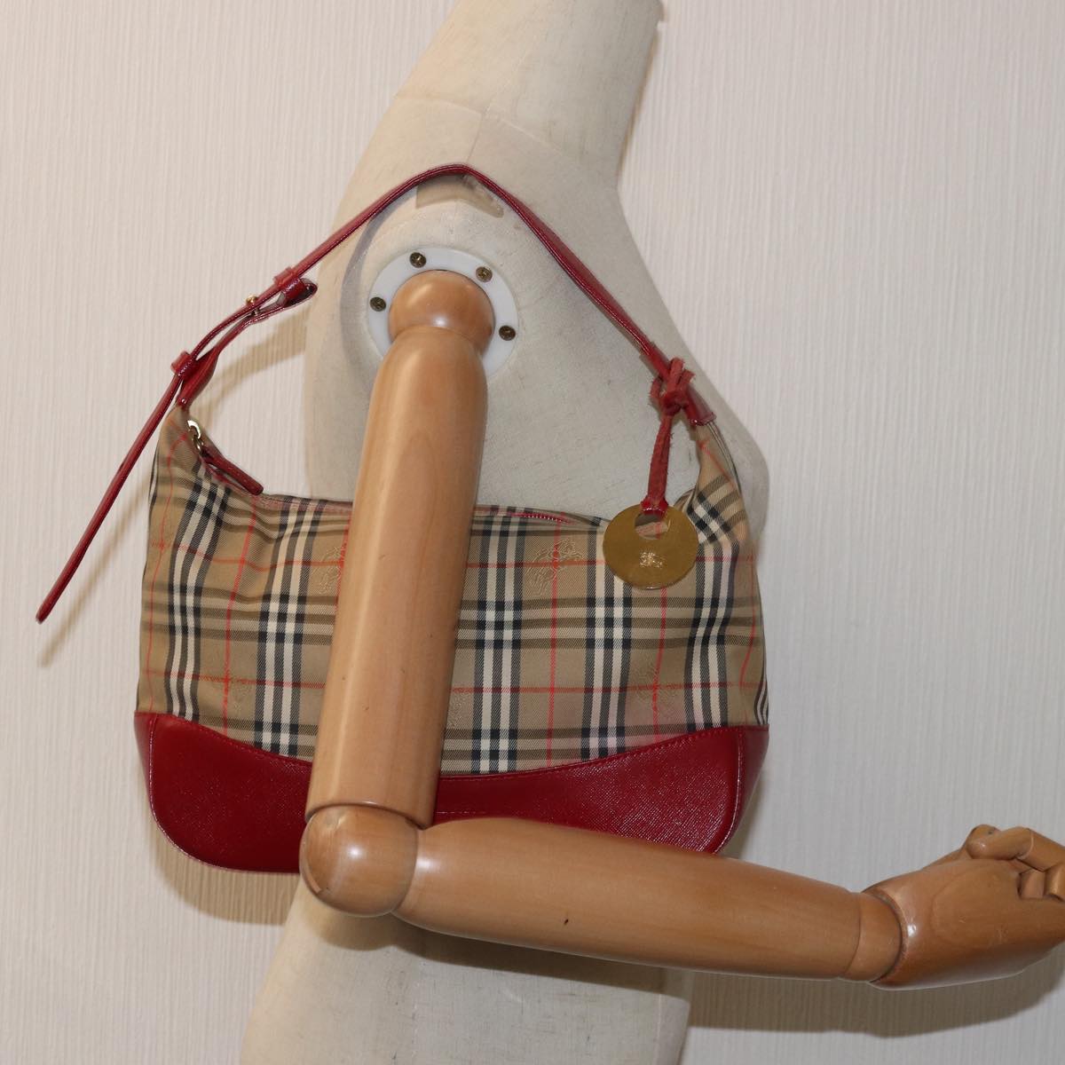 BURBERRY Nova Check Shoulder Bag