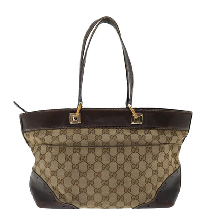 Gucci Gg Canvas Beige Canvas Tote Bag