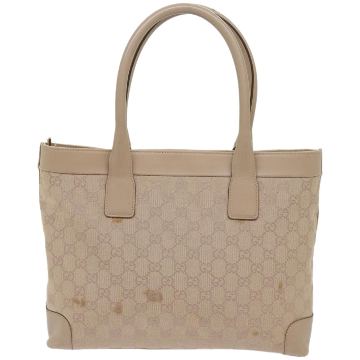 Gucci Gg Canvas Beige Canvas Tote Bag