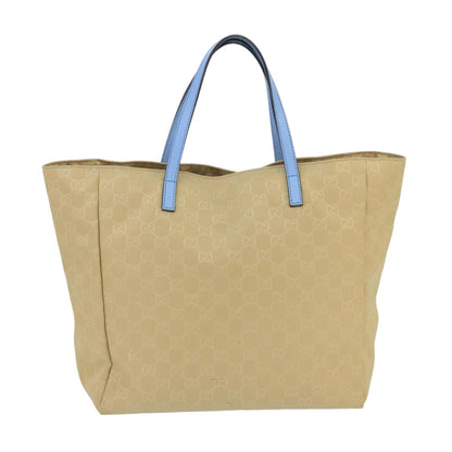 Gucci Beige Canvas Tote Bag