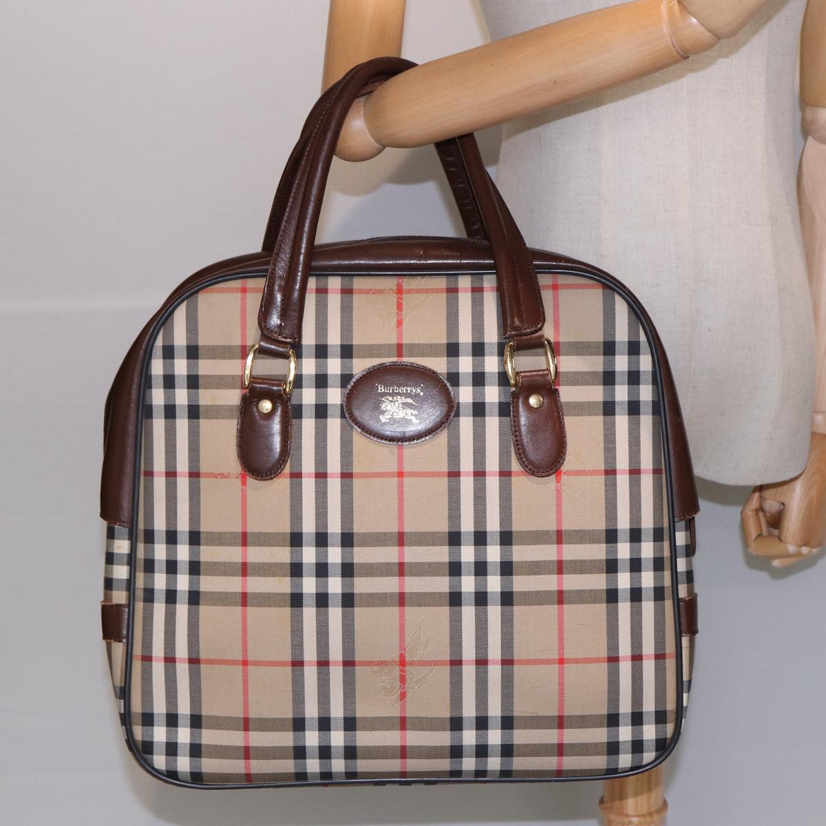 BURBERRY Nova Check Handbag