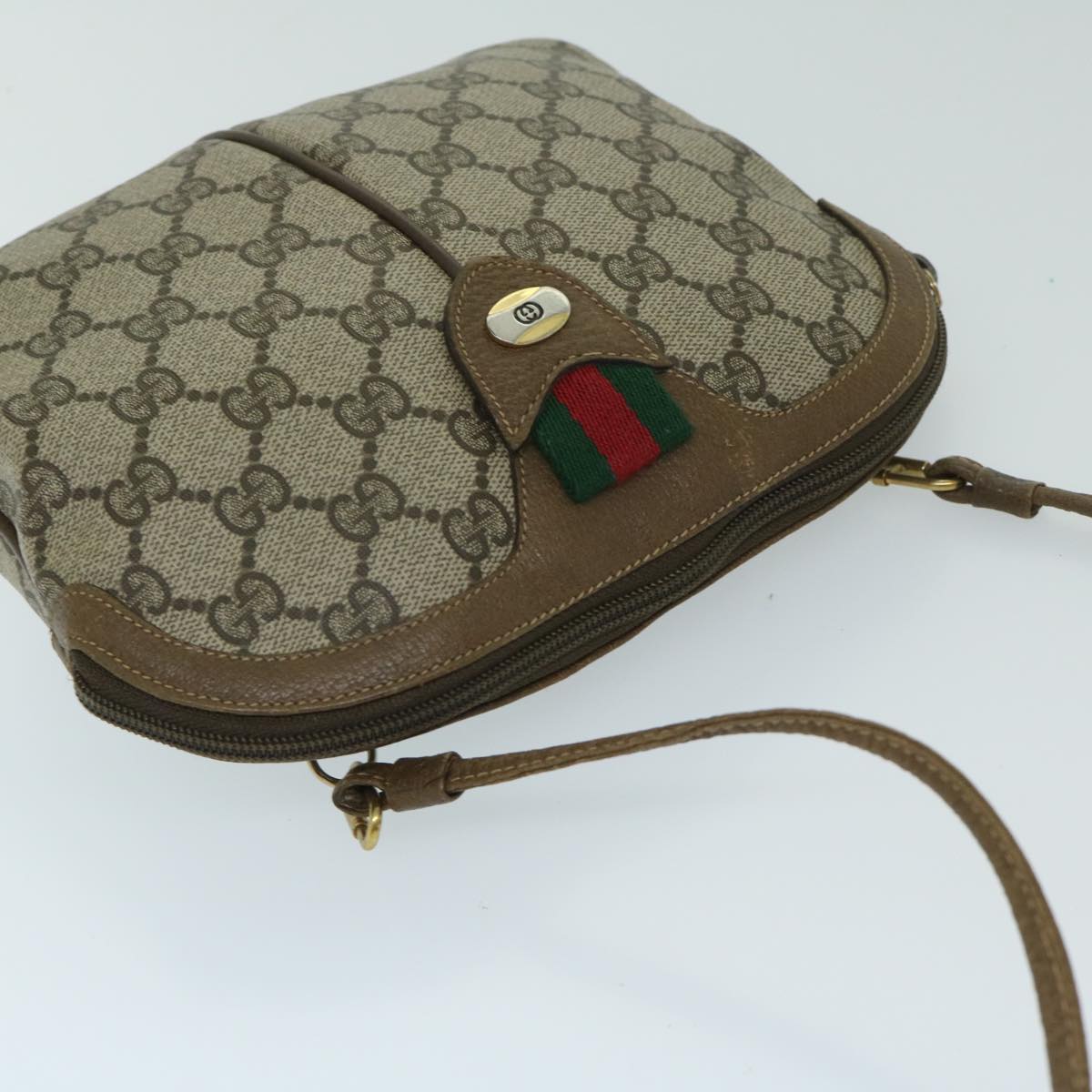 Gucci Gg Canvas Beige Canvas Shoulder Bag