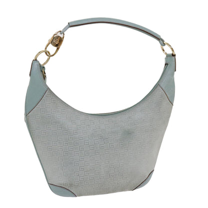Gucci Hobo Blue Canvas Shoulder Bag