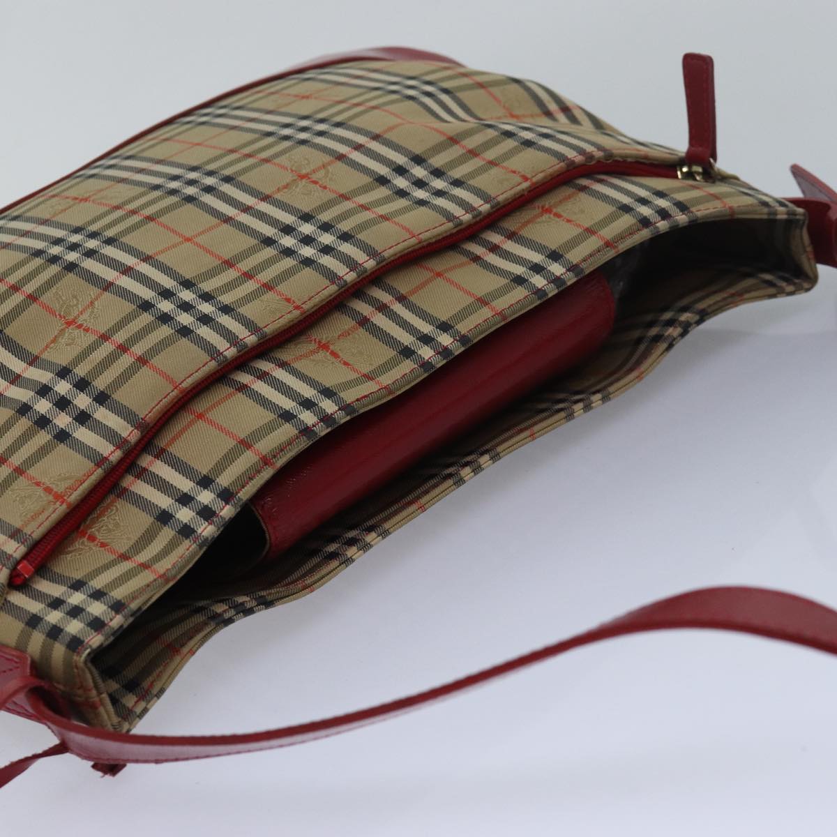 BURBERRY Nova Check Shoulder Bag