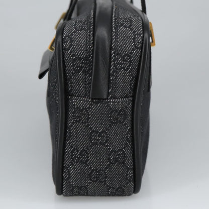 Gucci Gg Canvas Black Canvas Shoulder Bag
