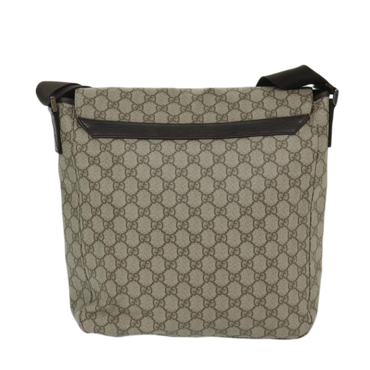 Gucci Gg Supreme Beige Canvas Shoulder Bag