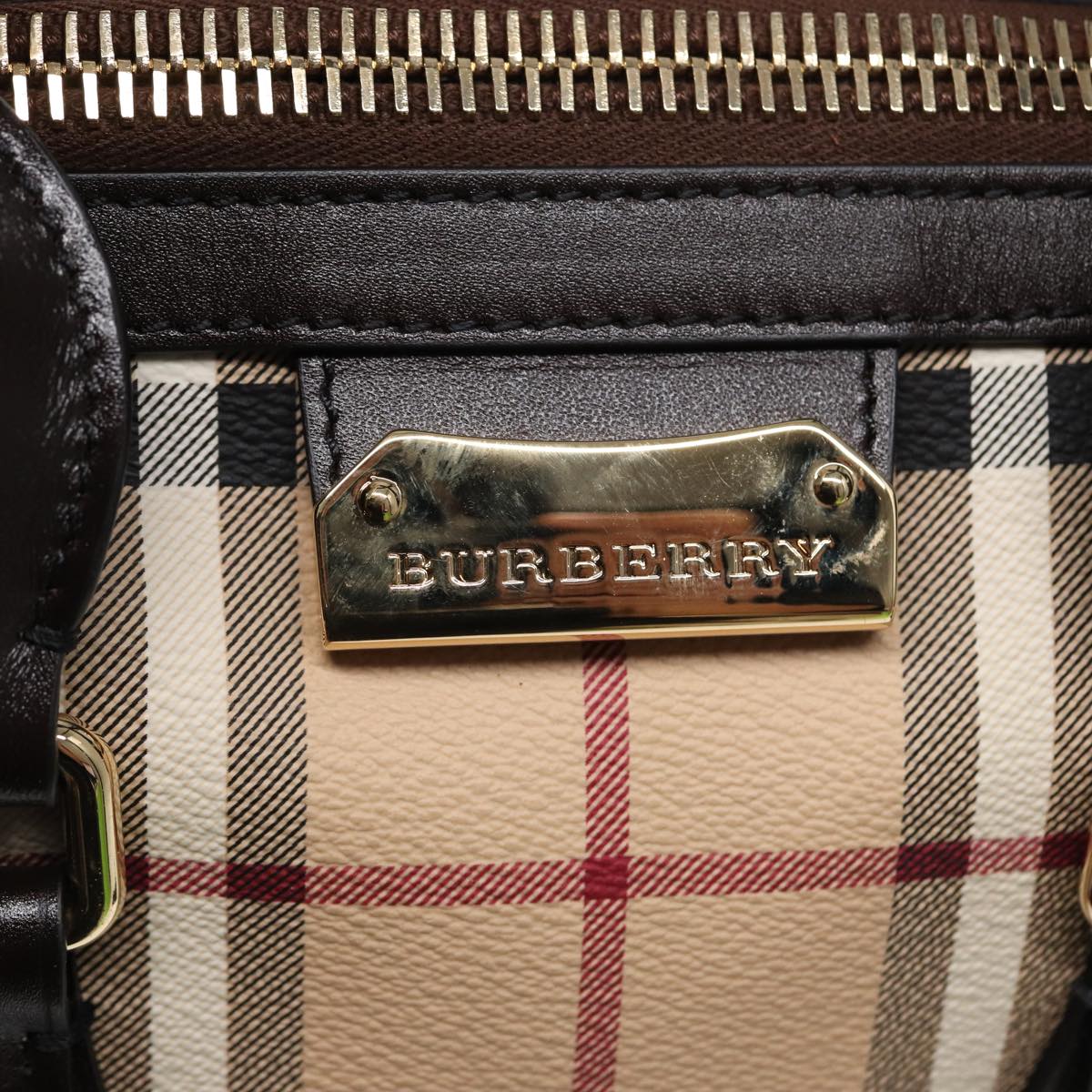 BURBERRY Nova Check Handbag