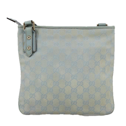 Gucci Blue Canvas Shoulder Bag