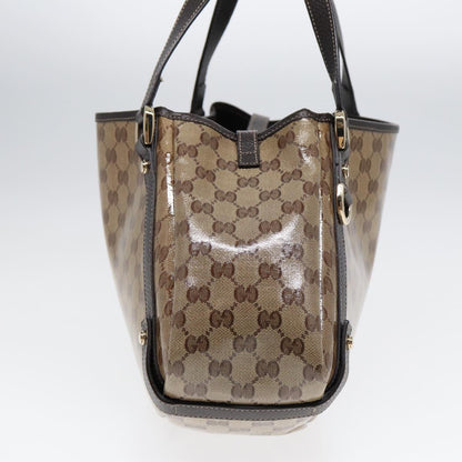 Gucci Abbey Beige Canvas Tote Bag