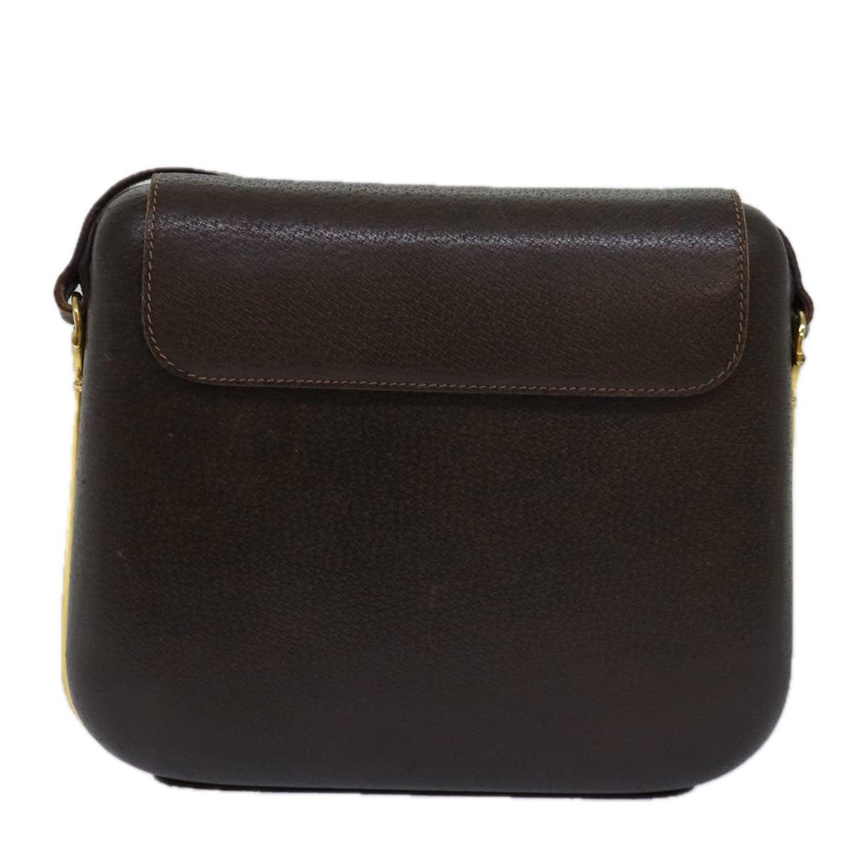 Gucci Vintage Brown Leather Clutch Bag