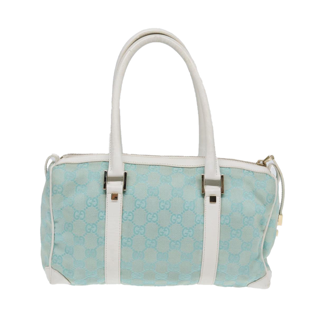 Gucci Gg Canvas Blue Canvas Handbag