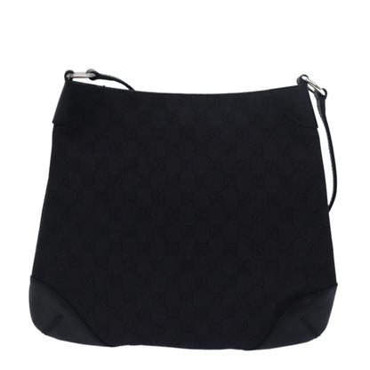 Gucci Gg Canvas Black Canvas Shoulder Bag