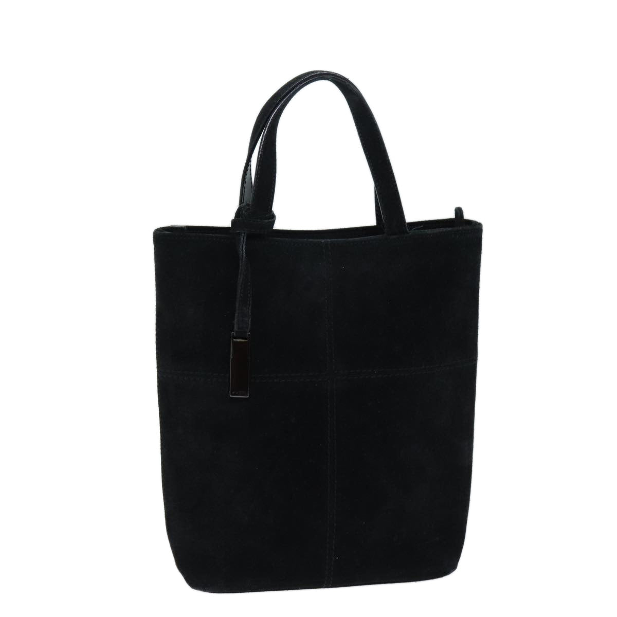 Gucci Sylvie Black Suede Handbag