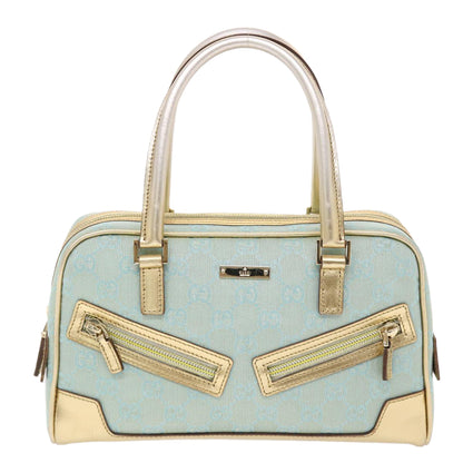 Gucci -- Blue Canvas Handbag ()