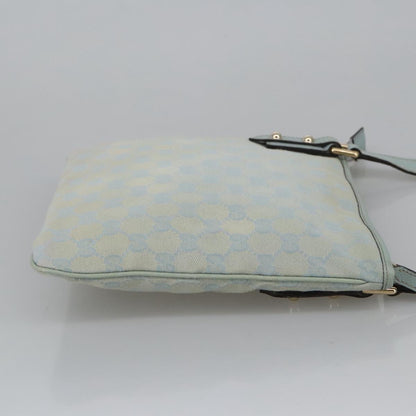 Gucci Blue Canvas Shoulder Bag