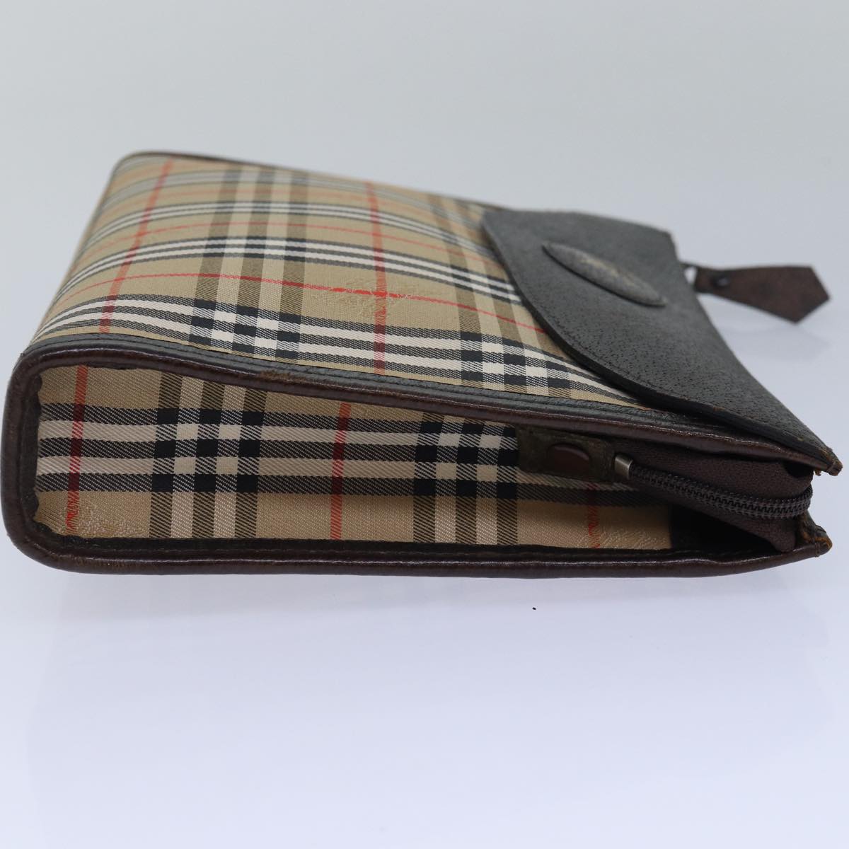 BURBERRY Nova Check Clutch Bag