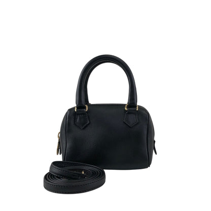 CELINE Two-way Small Handbag Shoulder bag Black Vintage tdajcw