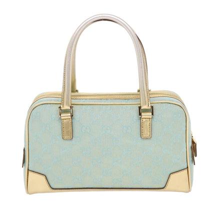 Gucci -- Blue Canvas Handbag