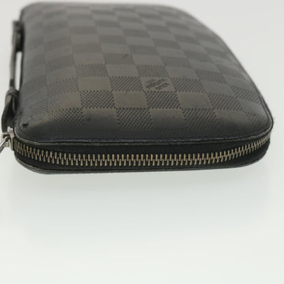 Louis Vuitton Black Leather Zippy wallet wallet accessories