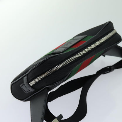 Gucci Black Canvas Shoulder Bag