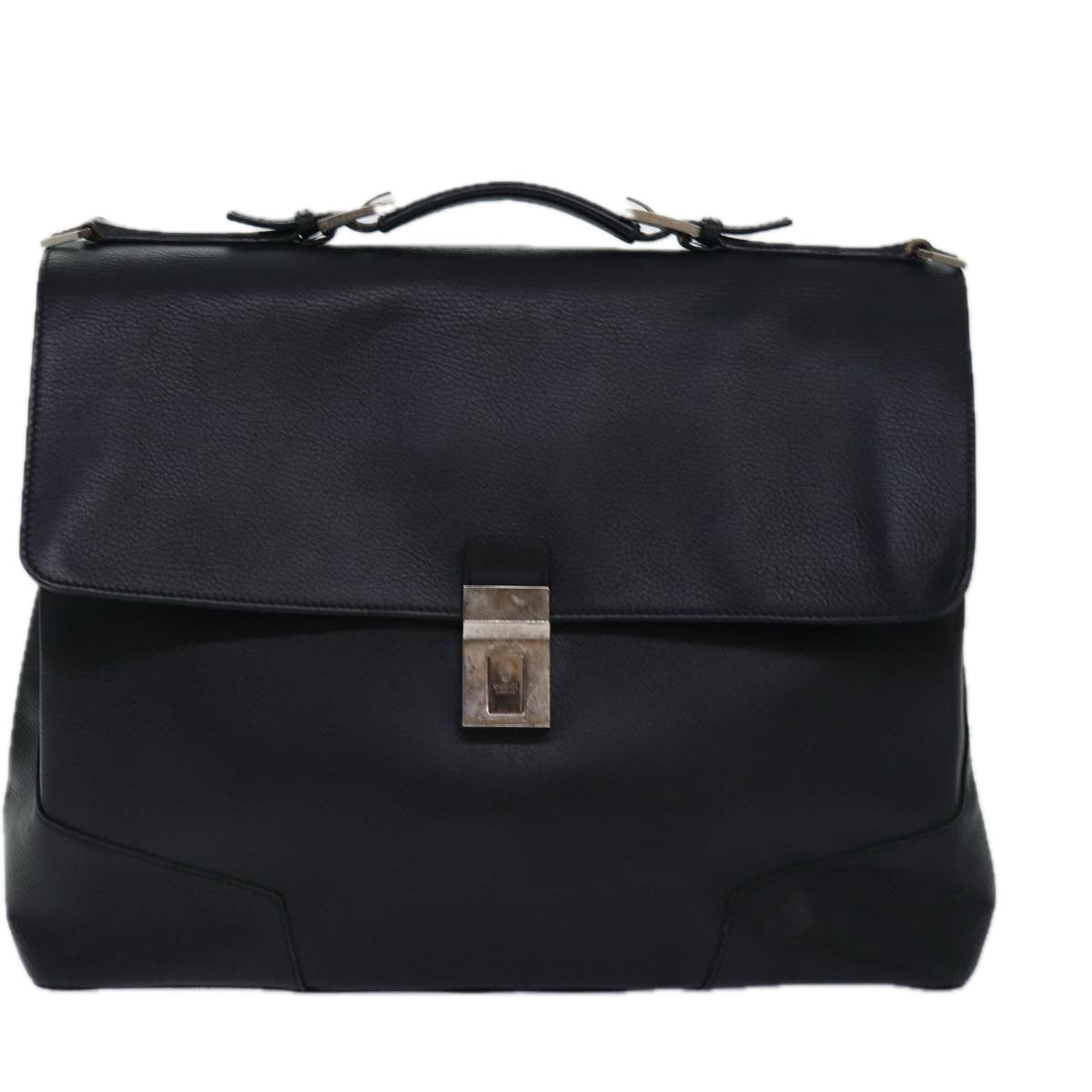 Gucci Black Leather Briefcase Bag ()