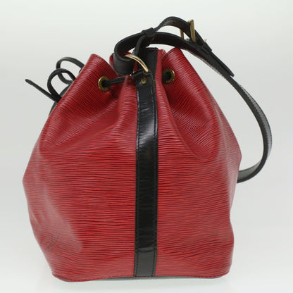 Louis Vuitton Red Leather Noe shoulder bag