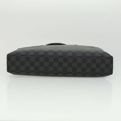 Louis Vuitton Black Canvas Porte documents Jour briefcase bag