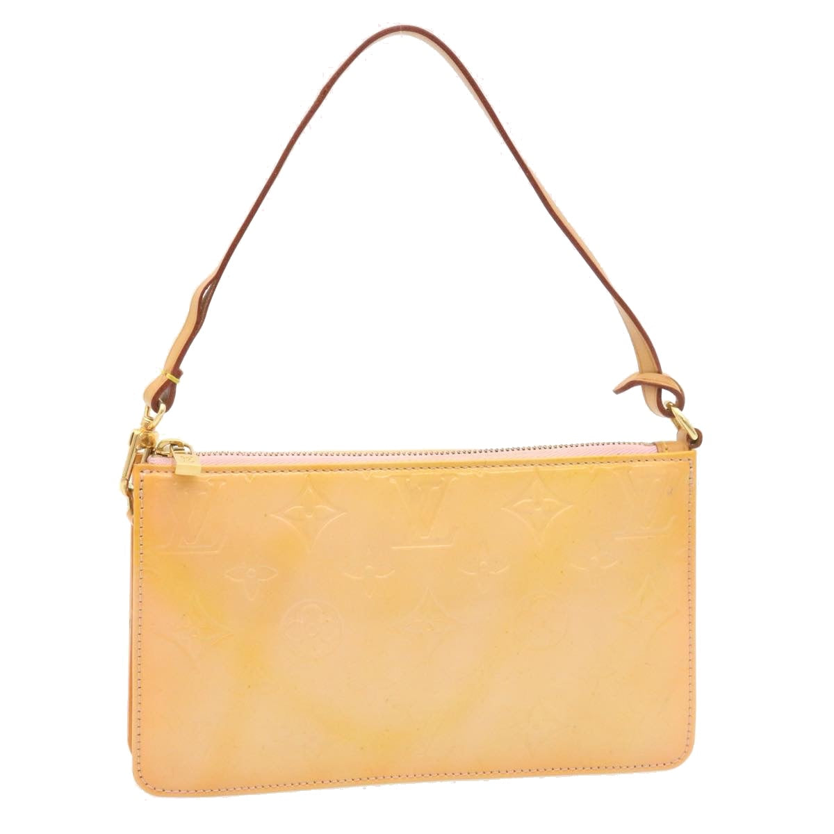 Louis Vuitton Yellow Patent leather Lexington handbag bag