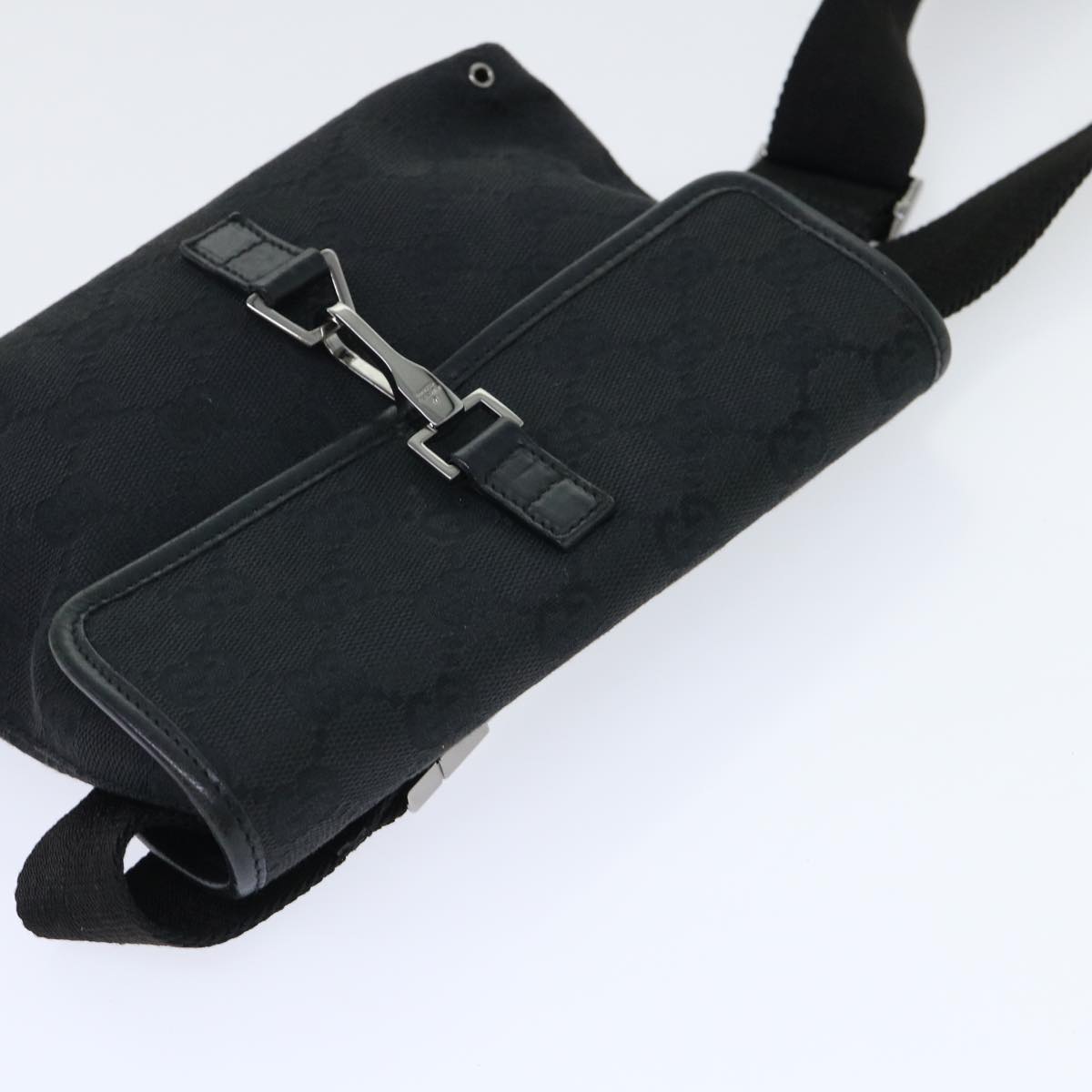 Gucci Gg Canvas Black Canvas Shoulder Bag