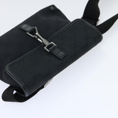 Gucci Gg Canvas Black Canvas Shoulder Bag