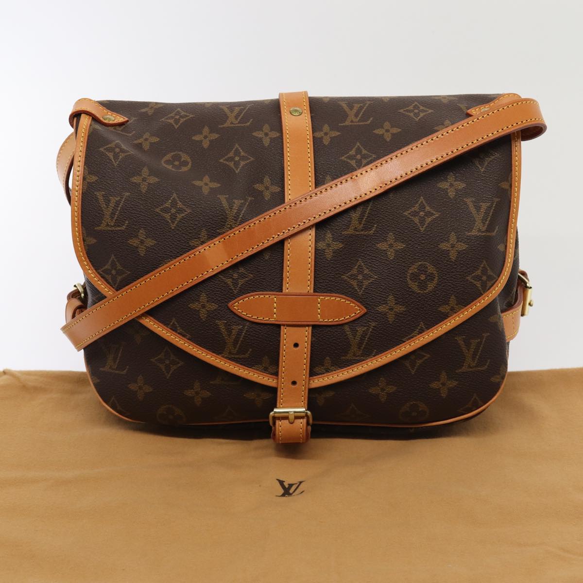 LOUIS VUITTON Saumur Shoulder Bag