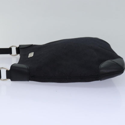 Gucci Gg Canvas Black Canvas Shoulder Bag