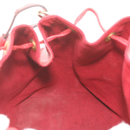 Louis Vuitton Red Leather Noe shoulder bag