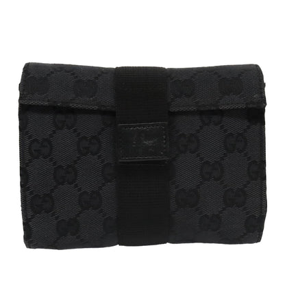 Gucci Gg Canvas Black Canvas Clutch Bag ()