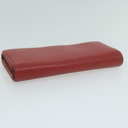Gucci Red Leather Wallet