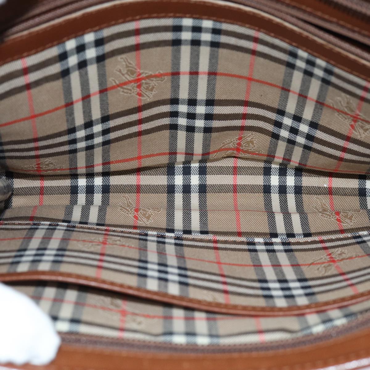BURBERRY Nova Check Clutch Bag