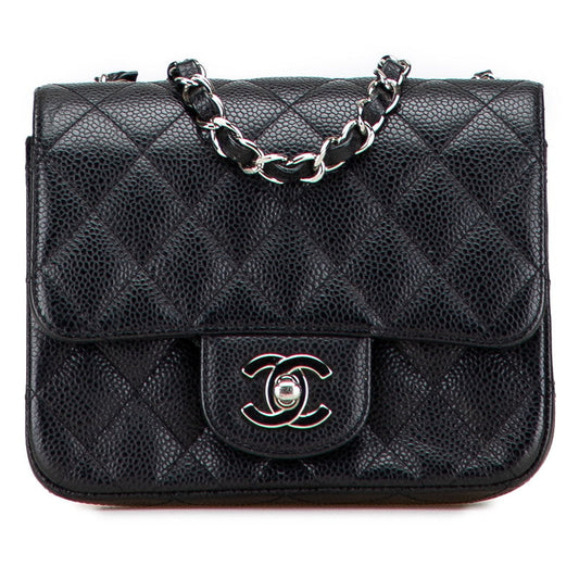 Chanel Coco Mark Matelasse Caviar Skin Shoulder Bag