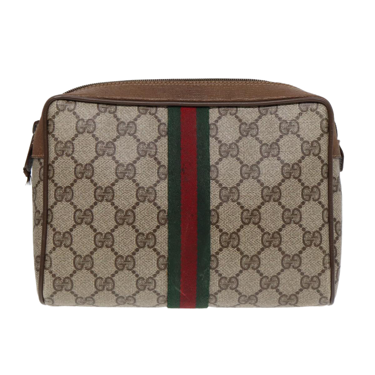 Gucci Gg Canvas Beige Canvas Clutch Bag ()