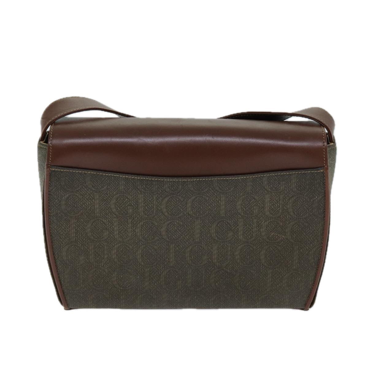 Gucci Brown Canvas Shoulder Bag