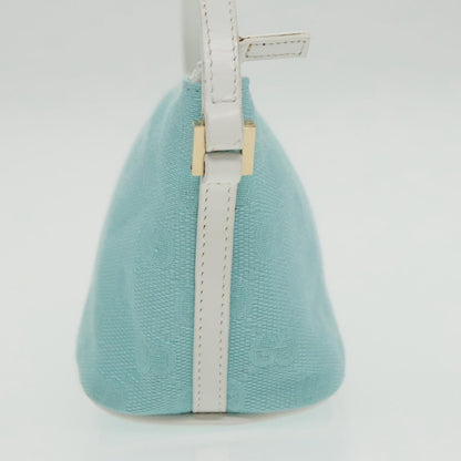 Gucci Blue Canvas Handbag