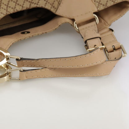 Gucci Charlotte Beige Canvas Shoulder Bag