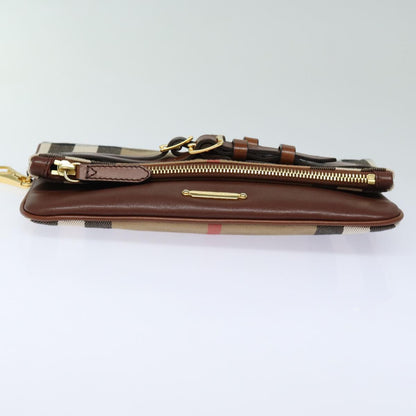 BURBERRY Nova Check Clutch Bag