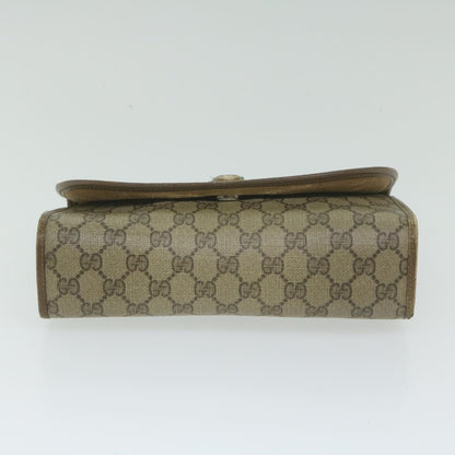 Gucci Beige Canvas Clutch Bag