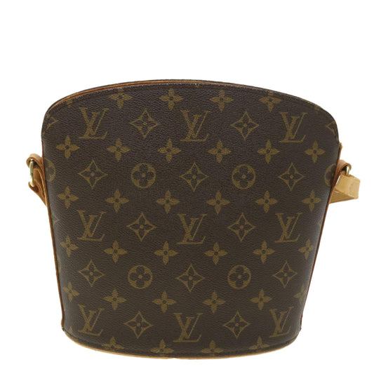 Louis Vuitton Brown Canvas Drouot shoulder bag