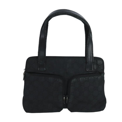 Gucci Gg Canvas Black Canvas Shoulder Bag ()