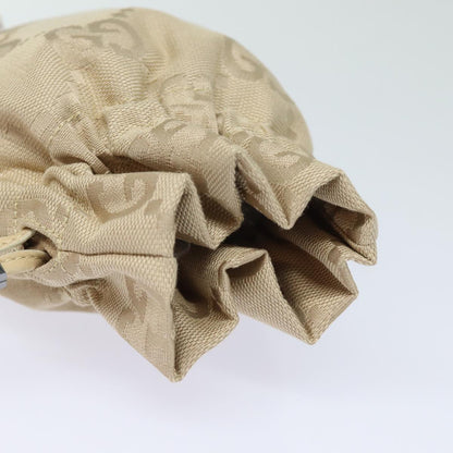 Gucci Gg Canvas Beige Canvas Clutch Bag