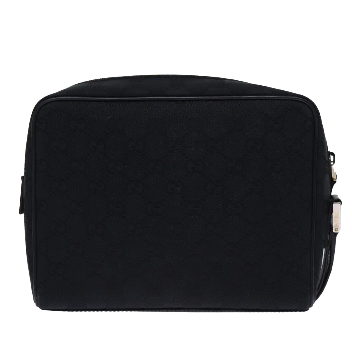 Gucci Gg Canvas Black Canvas Clutch Bag