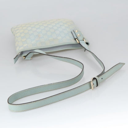 Gucci Blue Canvas Shoulder Bag